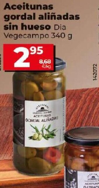 Dia Aceitunas gordal alinadas sin hueso oferta