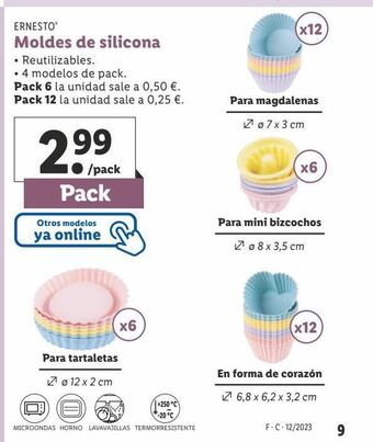Lidl Moldes ernesto oferta