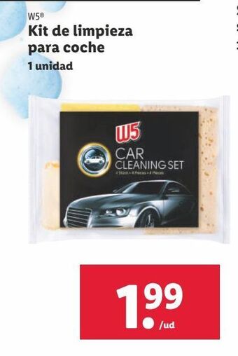Lidl Limpieza del coche w5 oferta
