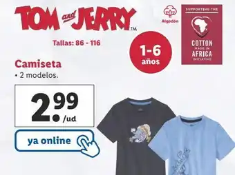 Lidl Camiseta tom & jerry oferta