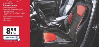 Lidl Cubre asiento coche ultimate speed oferta