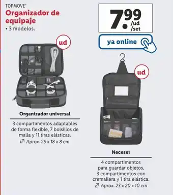 Lidl Organizador topmove oferta