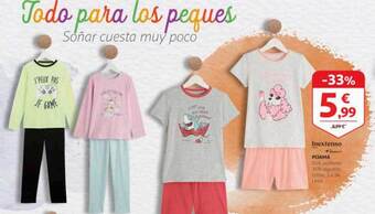 Alcampo Inextenso pijama oferta