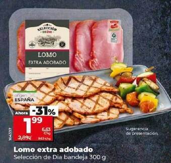 Dia Lomo extra adobado oferta