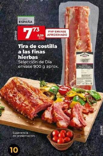 Dia Tira de costilla a las finas hierbas selección de dia oferta
