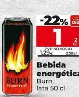 Dia Bebida energética burn oferta
