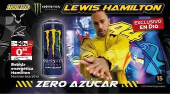 Dia Bebida energética hamilton monster oferta