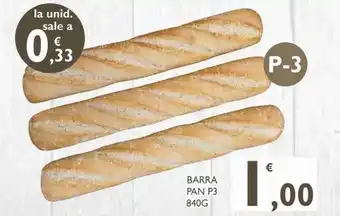 Cash Ecofamilia Barra Pan P3 840g oferta