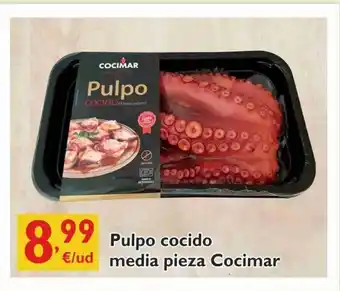 Cash Ecofamilia Cocimar Pulpo cocido media pieza oferta