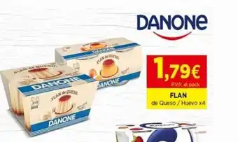 Cash Ecofamilia Danone Flan de Queso / Huevo x4 oferta