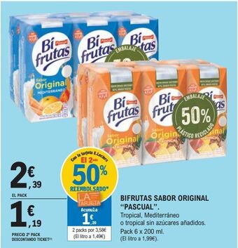 E.Leclerc Bifrutas pascual oferta