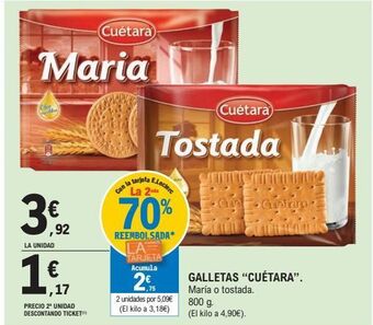 E.Leclerc Galletas cuétara oferta