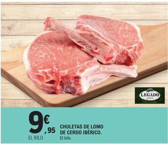 E.Leclerc Chuletas de lomo de cerdo oferta