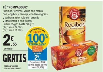 E.Leclerc Infusiones pompadour oferta
