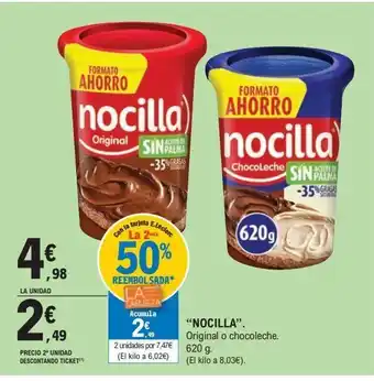 E.Leclerc Crema de cacao nocilla oferta