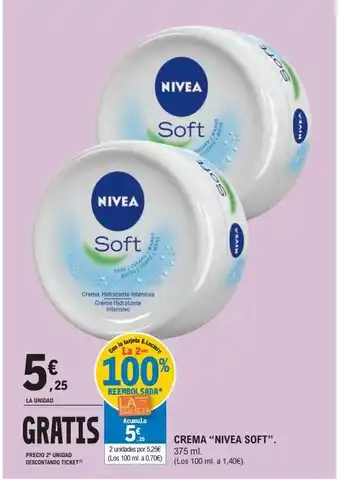 E.Leclerc Crema hidratante nivea oferta