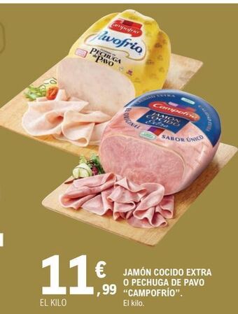 E.Leclerc Jamón cocido extra campofrío oferta