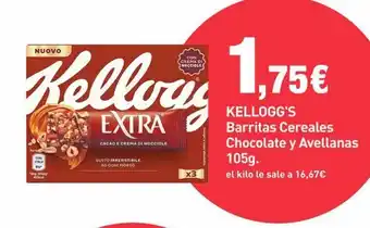 PrimaPrix Barritas de cereales kellogg's oferta