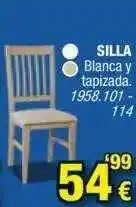 Rapimueble Silla Blanca Y Tapizada 1958.101-114 oferta