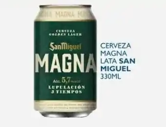 Cash Ecofamilia San Miguel Cerveza Magna lata 330ml oferta