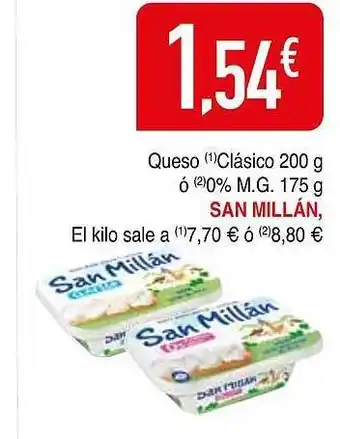 Minymas Queso clásico san millán oferta