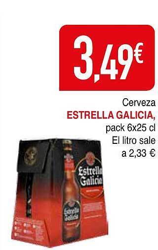 Minymas Cerveza estrella galicia oferta