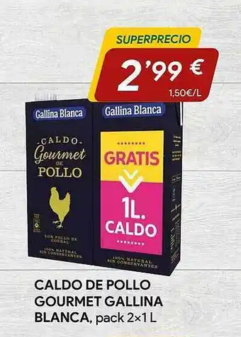 Minymas Caldo de pollo gourmet gallina blanca oferta