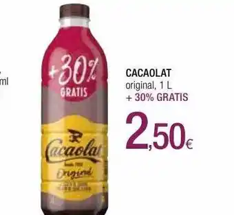 Condis Cacaolat original +30% gratis oferta