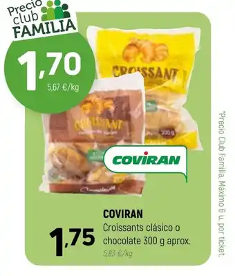 Coviran Coviran Croissants Clásico o Chocolate 300g Aprox oferta