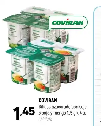 Coviran Coviran Bifidus Azucarado Con Soja o Soja y Mango 125g x 4u oferta