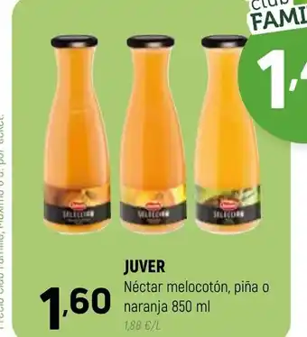 Coviran Juver Néctar Melocotón, Piña o Naranja 850ml oferta