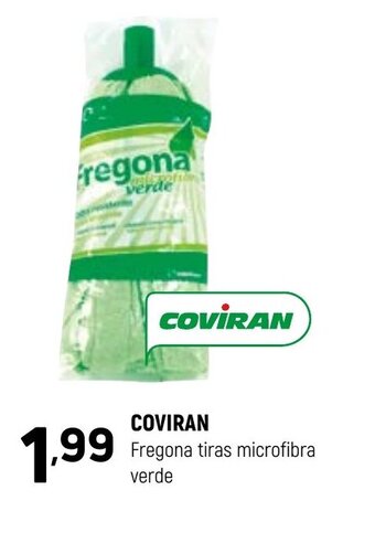 Coviran Coviran Fregona Tiras Microfibra Verde oferta
