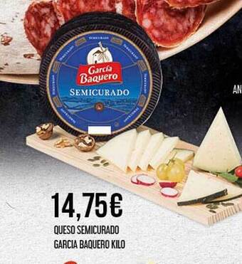 Claudio Queso semicurado garcia baquero kilo oferta