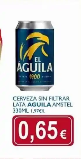Cash Ecofamilia Aguila Amstel Cerveza Sin Filtrar Lata 330ml oferta