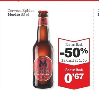 Sorli Cerveza Epidor Moritz 33cl oferta