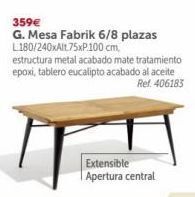 GiFi Mesa oferta