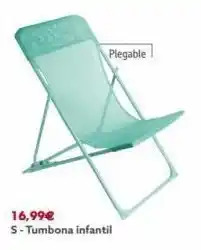 GiFi Plegable 16,99€ s-tumbona infantil oferta