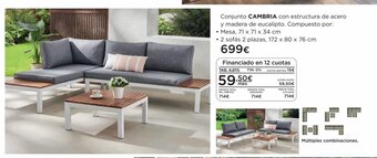 Hipercor Conjunto Cambria oferta