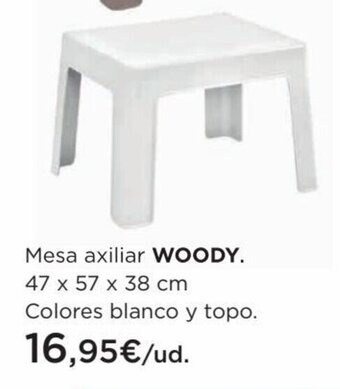Hipercor Mesa Axiliar Woody oferta