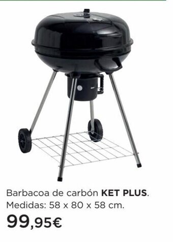 Hipercor Barbacoa De Carbón Ket Plus oferta