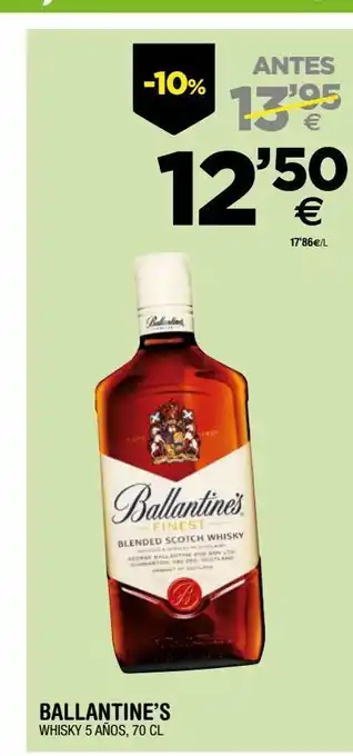 BM Supermercados Whisky ballantine's oferta