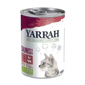 NutriTienda Paté con trozos de pollo y ternera para gatos bio 405g oferta