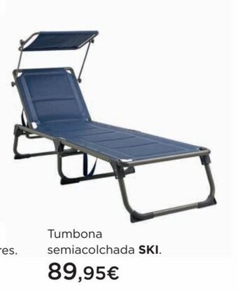 Hipercor Tumbona Semiacolchada SKI oferta