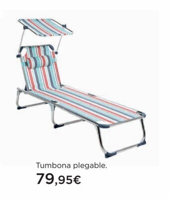Hipercor Tumbona Plegable oferta