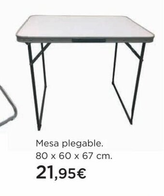 Hipercor Mesa Plegable oferta