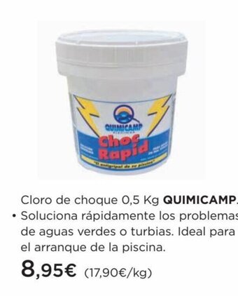 Hipercor Cloro de Choque 0.5kg Quimicamp oferta