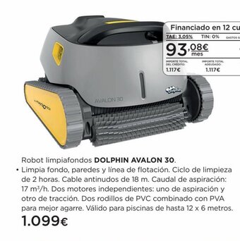 Hipercor Robot Limpiafondos Dolphin Avalon 30 oferta