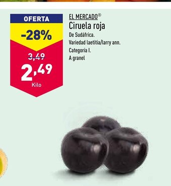ALDI Ciruela Roja oferta