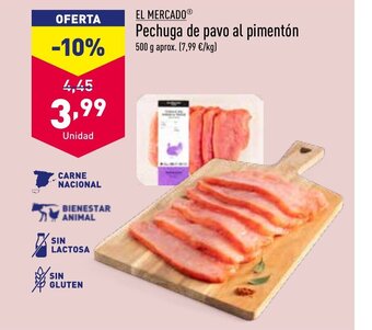ALDI Pechuga de Pavo al Pimentón oferta