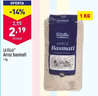 ALDI Arroz Basmati oferta